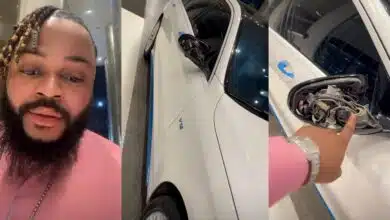 "Lagos has happened to me" – Whitemoney narrates moment bus driver bashed his Maybach's side-mirror