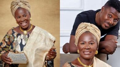 "As your only surviving child, I will take care of you" – Adeniyi Johnson makes pledge to mother on her birthday