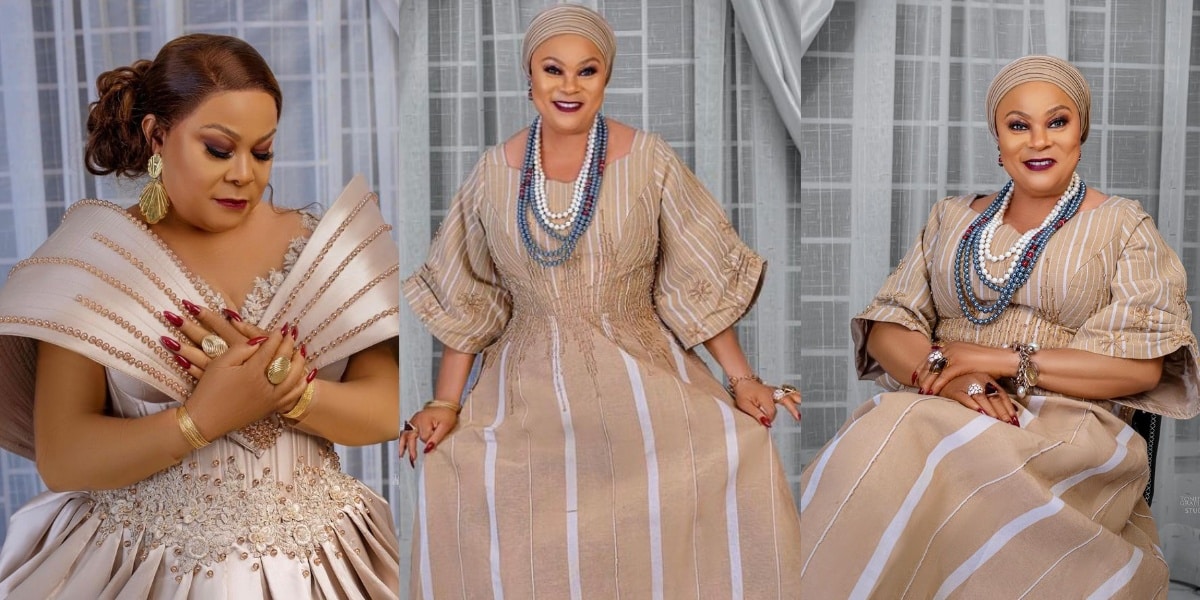 “A King was born” – Sola Sobowale shares stunning photo as she celebrates 60th birthday