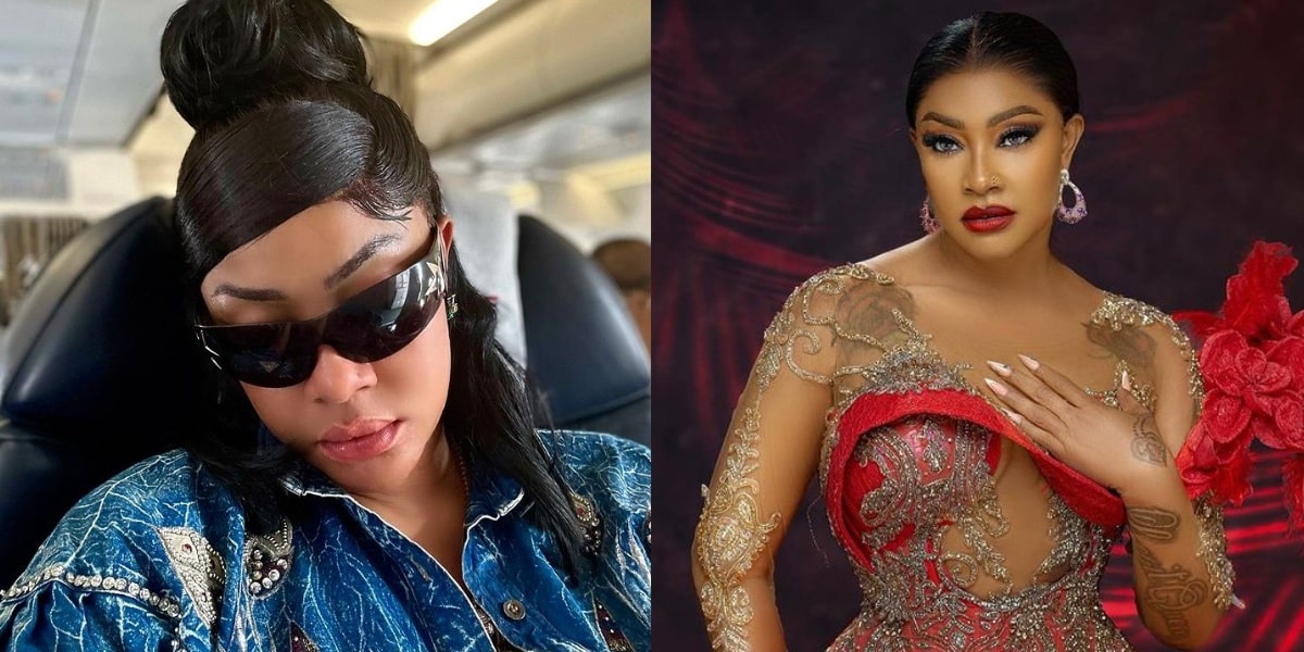 "I have been on limelight for over 20 years" – Angela Okorie brags as she washes hand with expensive champagne