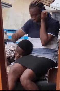 "What's the meaning of this? - Man cries out as he shares what he caught his male and female workers doing at work