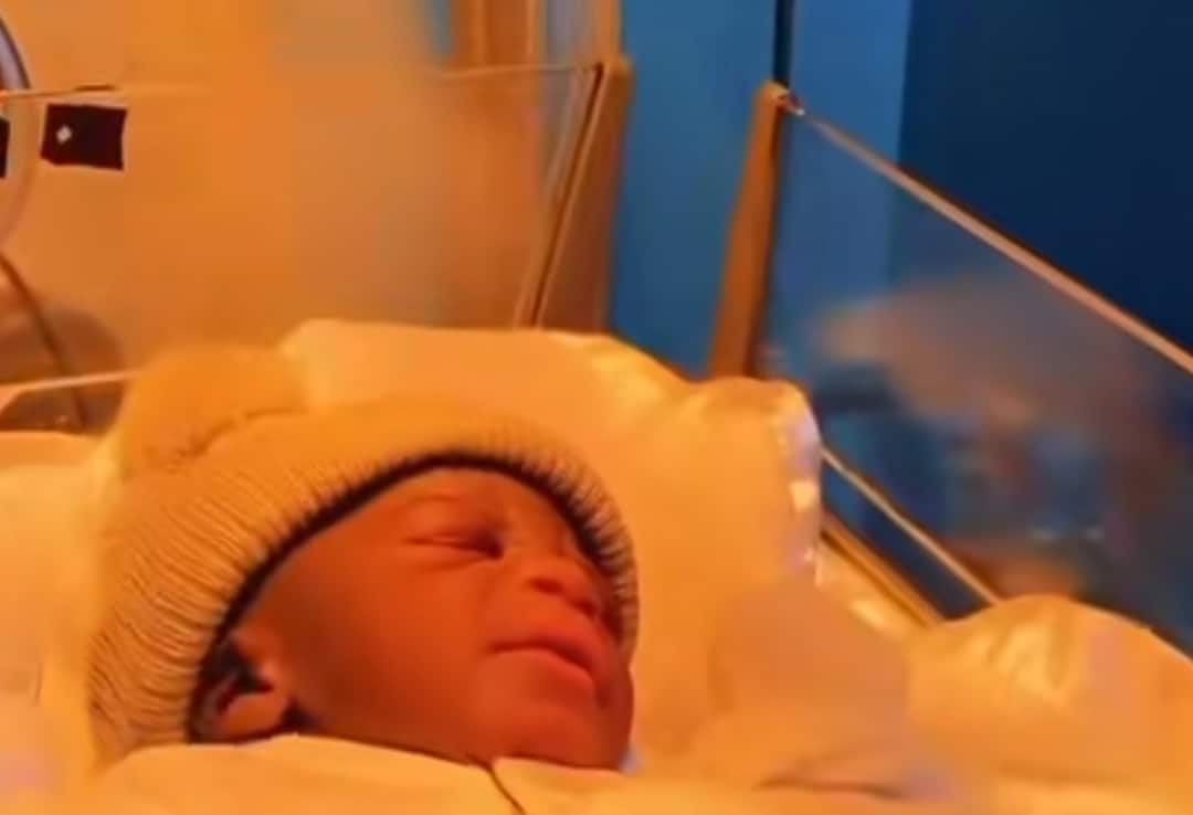 "God has lifted me" - 53-year-old mum overjoyed as she welcomes a bouncing baby boy after 19 years of waiting