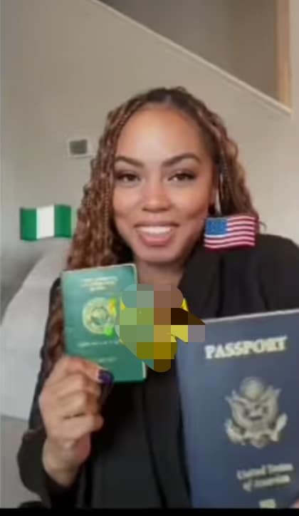 Lady Us Nigeria passport