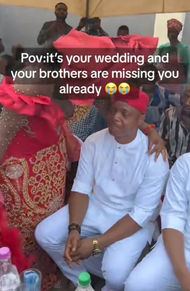 Brother tears sister's traditional wedding 