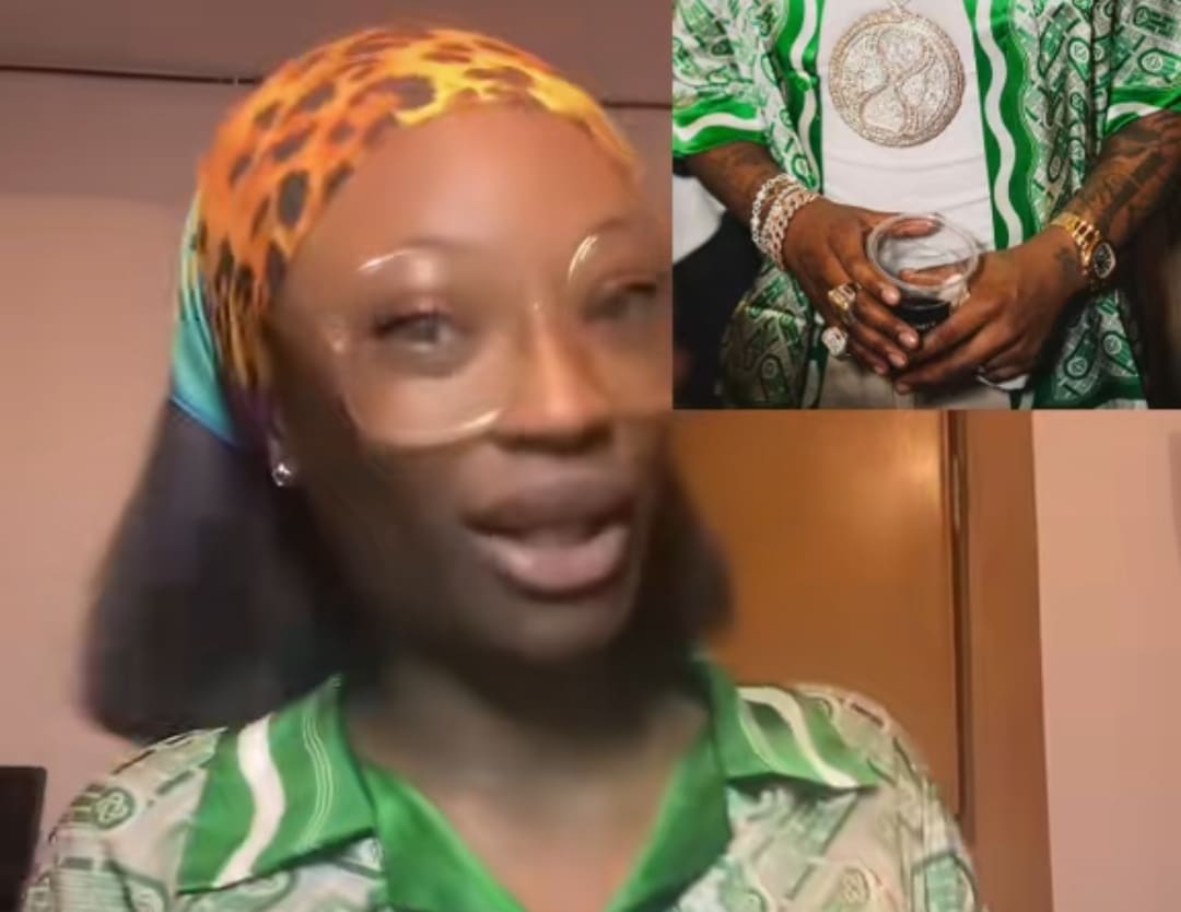 "Yes, OBO gave me his shirt" - Beautiful lady considers selling Davido's shirt for a plate of Indomie and egg