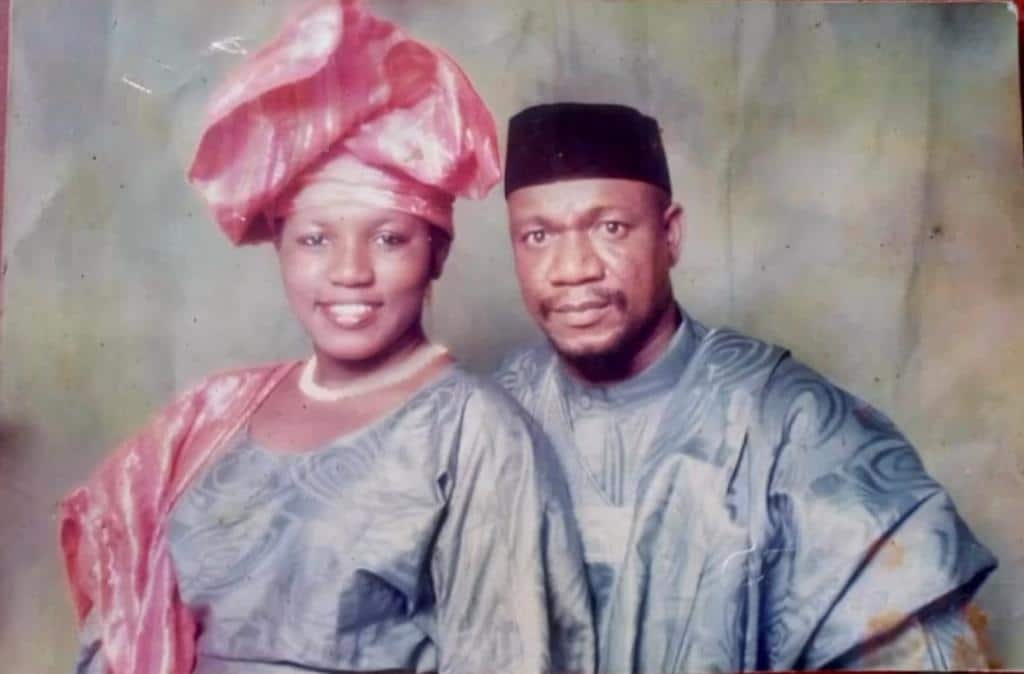 Alex Usifo and his wife 