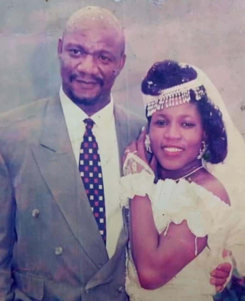 Alex Usifo and his wife 