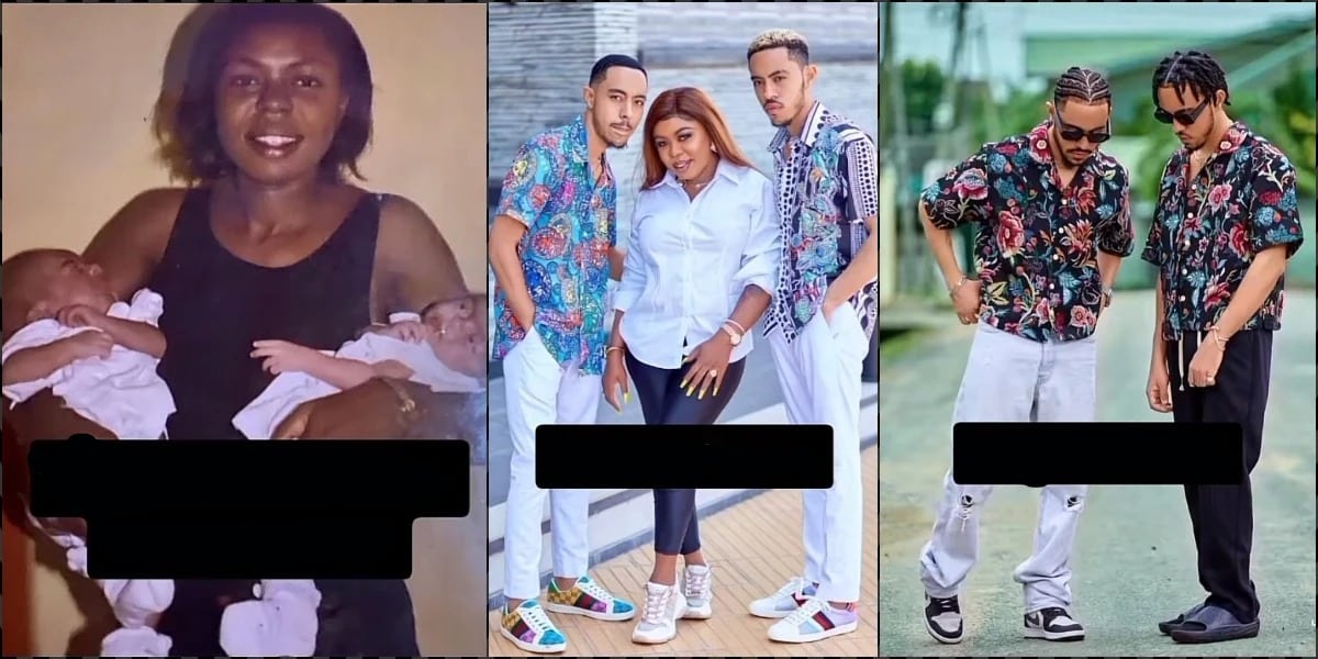 Single mother of two children shares glow up