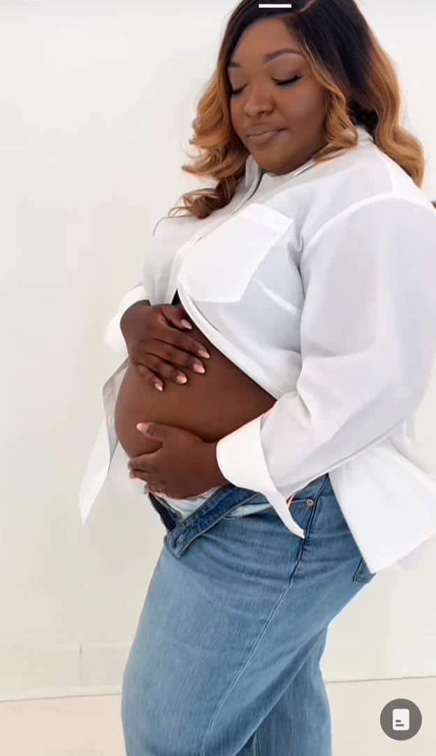 Woman sheds tears as she welcomes baby after years of battle with PCOS