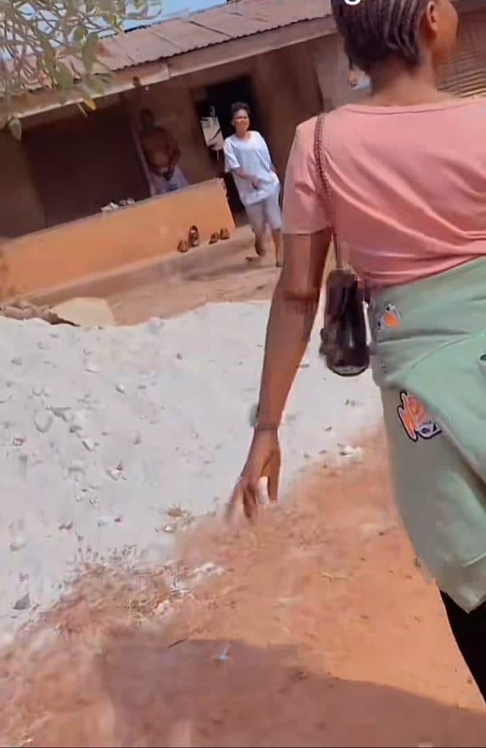 "My dad forgot to build a mansion in the village" - Lady says as she joins viral trend