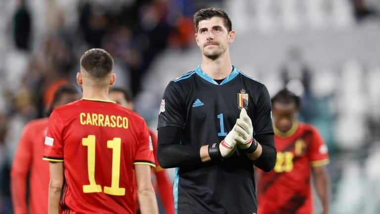 Courtois unhappy with Belgium coach, confirms he will miss Euros 2024 due to injury