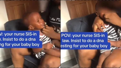 "Why are you afraid?" - Reactions as lady calls out nurse sister-in-law for insisting on DNA test