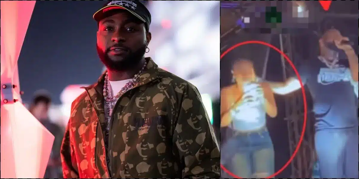 Moment Davido gifts female fan N5M as Christmas gift in Port Harcourt