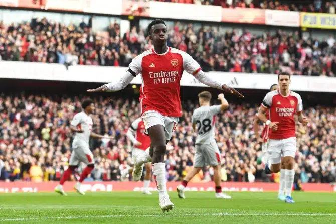 Not for sale: Arsenal reject rivals bid for Eddie Nketiah