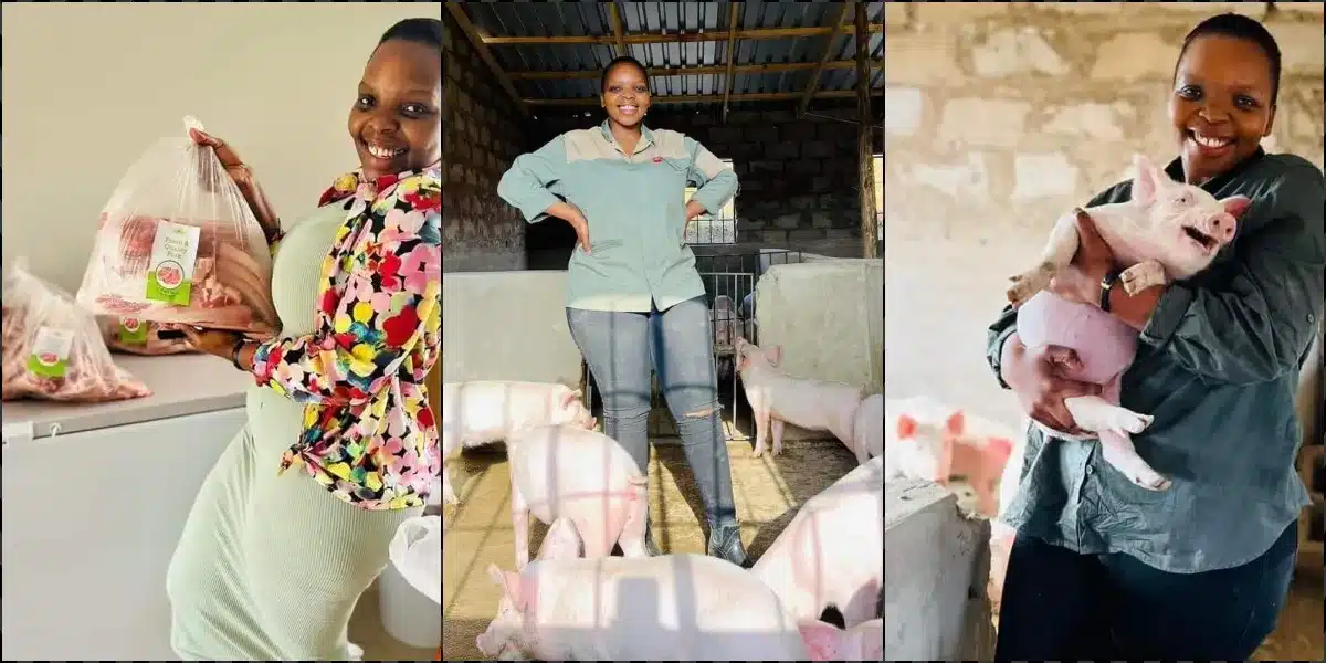 Former teacher inspires many as she starts pig farming with savings