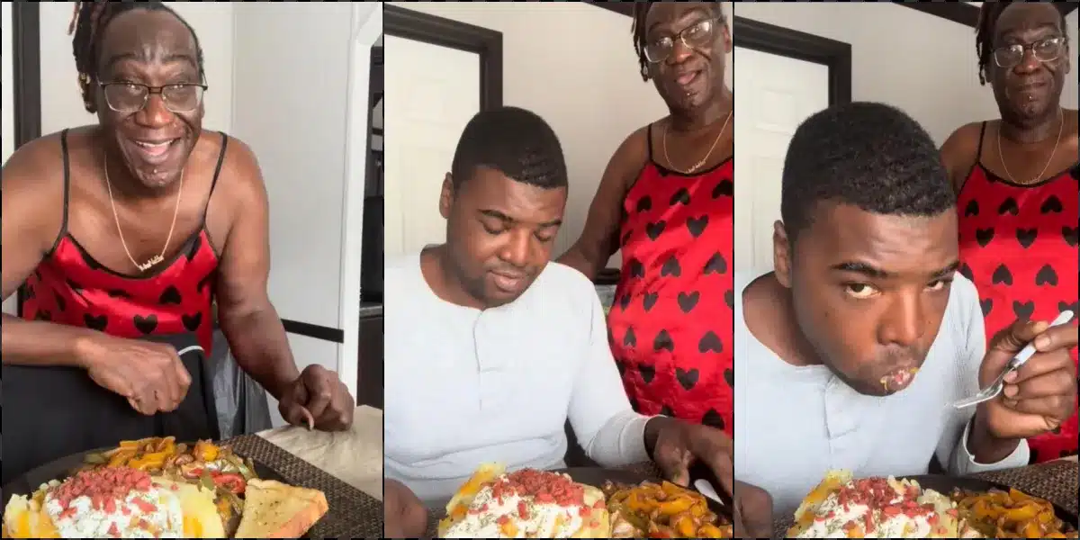 Wife shares husband's reaction following sumptuous lunch she made him