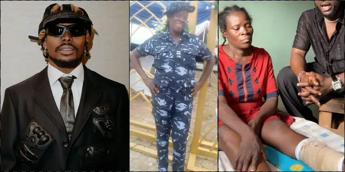 Asake gifts N5M to ailing Policewoman in viral ‘Epp me’ clip