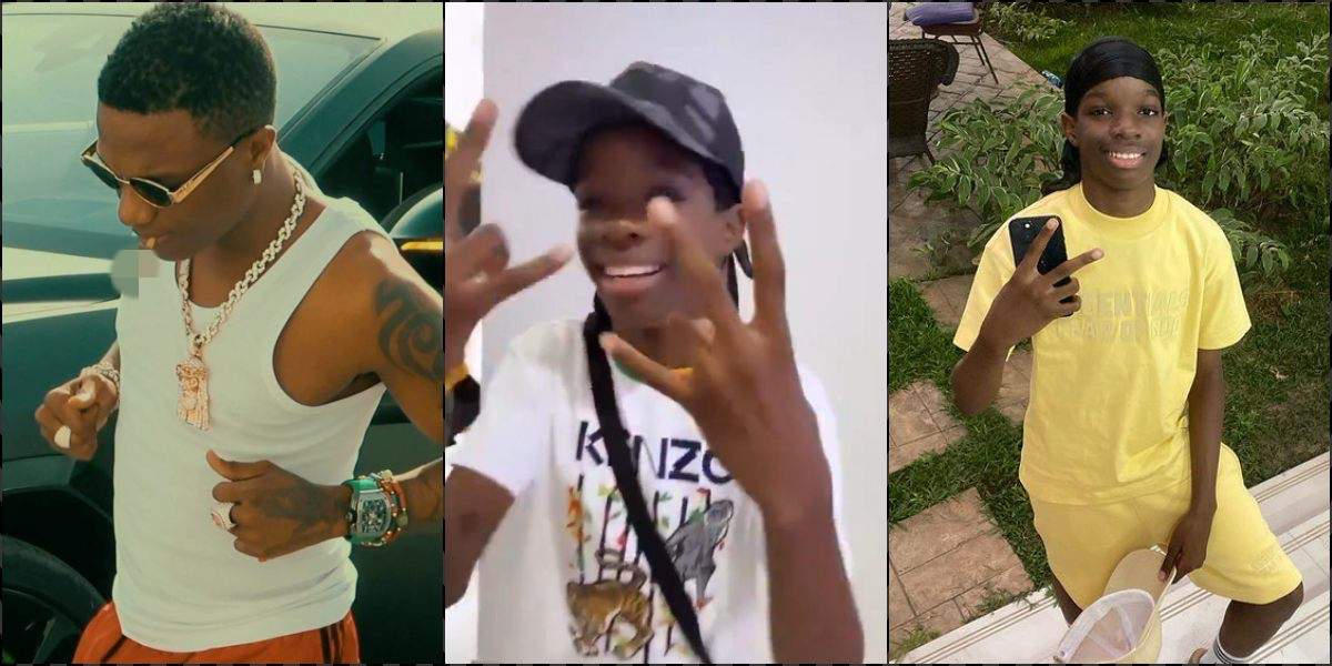 Wizkid takes son, Boluwatife on shopping spree