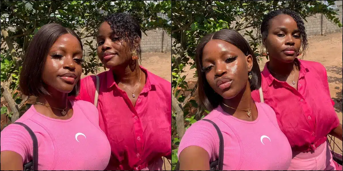 "Who's the mum?" - Lady causes a buzz as she poses with her mother