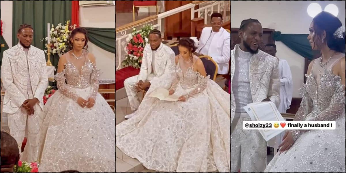 Omashola ties the knot with long-term girlfriend 