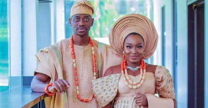 "I am lucky to have you" - Lateef Adedimeji toasts to 2 years of marriage with heartfelt message for wife, Mo Bimpe