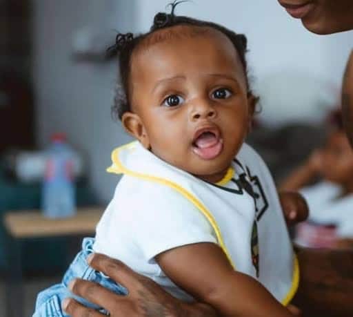 "Smallest bird" - Wizkid's son AJ excitedly receives Mercedes-Benz G 350 toy car