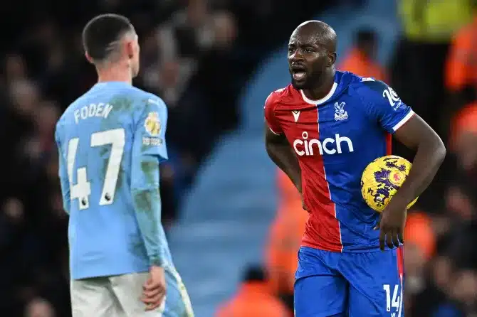 Man City's title hopes in jeopardy as Crystal Palace stage late dramatic comeback