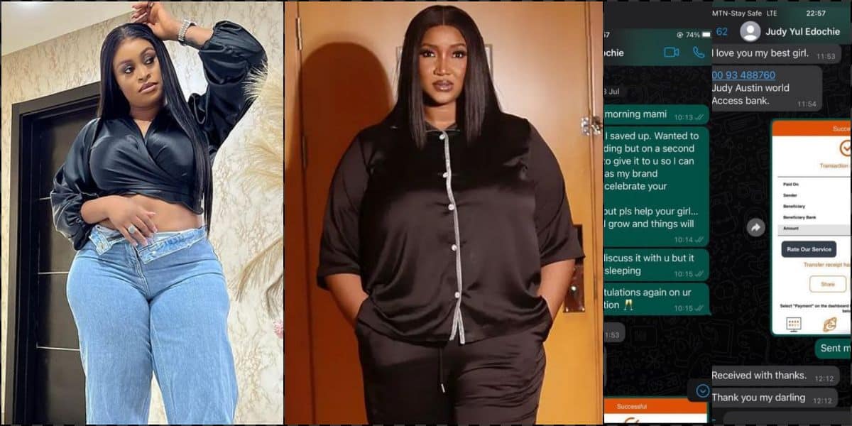 Sarah Martins exposes Judy Austin over N1M debt, shares damning proof