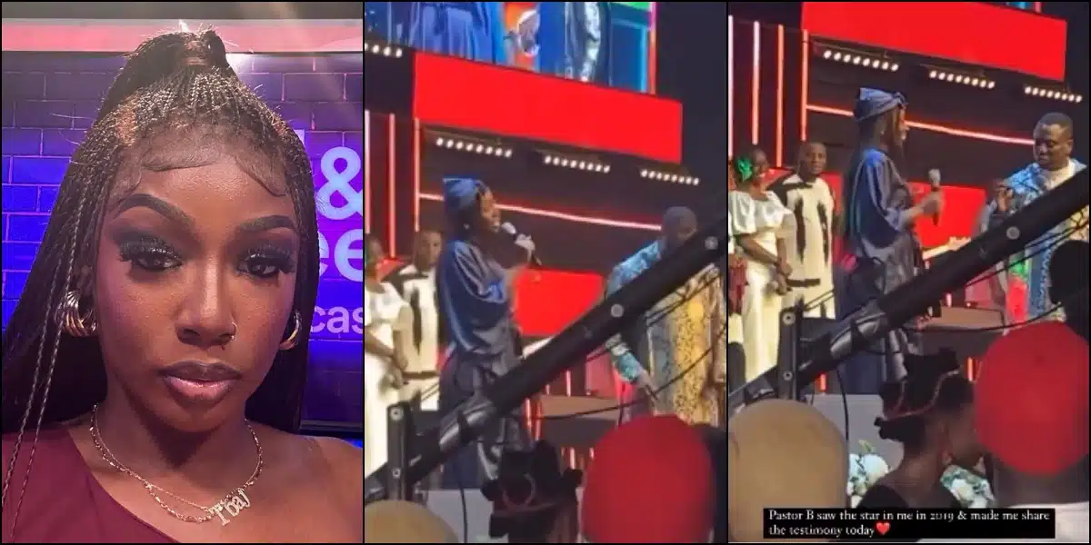 “I’m a child of God” – Tolanibaj stirs reactions as she shares testimony in church