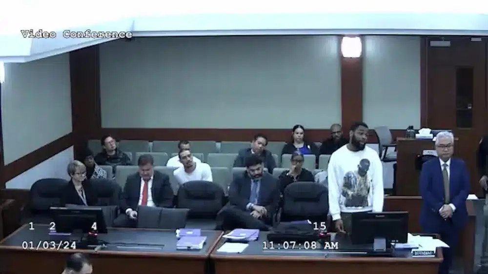 Watch moment Nevada judge attacked by defendant during sentencing in court
