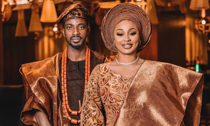 9ice and his wife, Sunkanmi