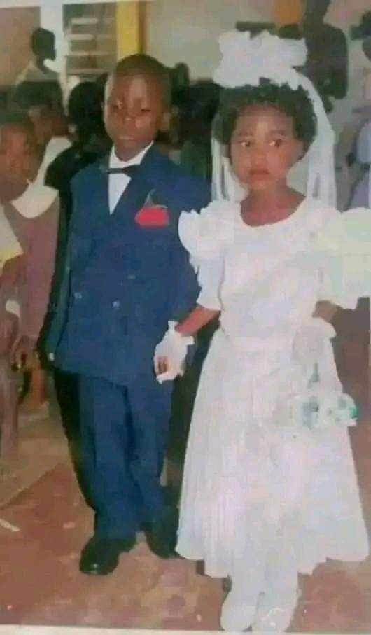 Man flower boy girl Weds childhood 