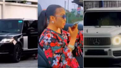 A young Nigerian lady has gone viral after showing off her seven beautiful fleets of cars she uses from Monday to Sunday.