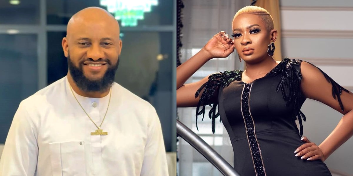 "Man wey give Mr. Obasi wife belle dey drag" - Online in-laws rip Yul Edochie apart for dragging first wife, May