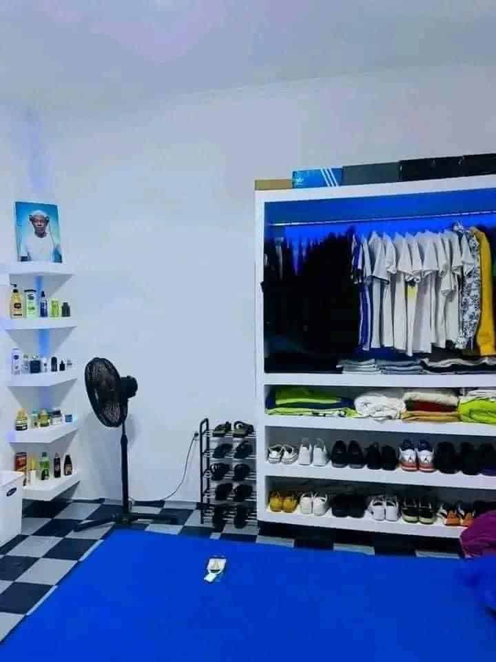 Young man flaunts neatly furnished one-room apartment