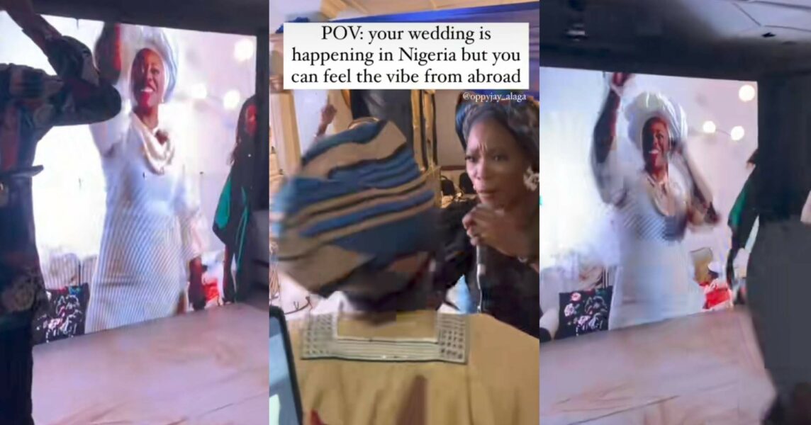 Bride traditional wedding virtually