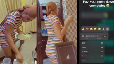 Mother blows hot as she sees what her daughter is doing on her WhatsApp status after she forgot to block her.