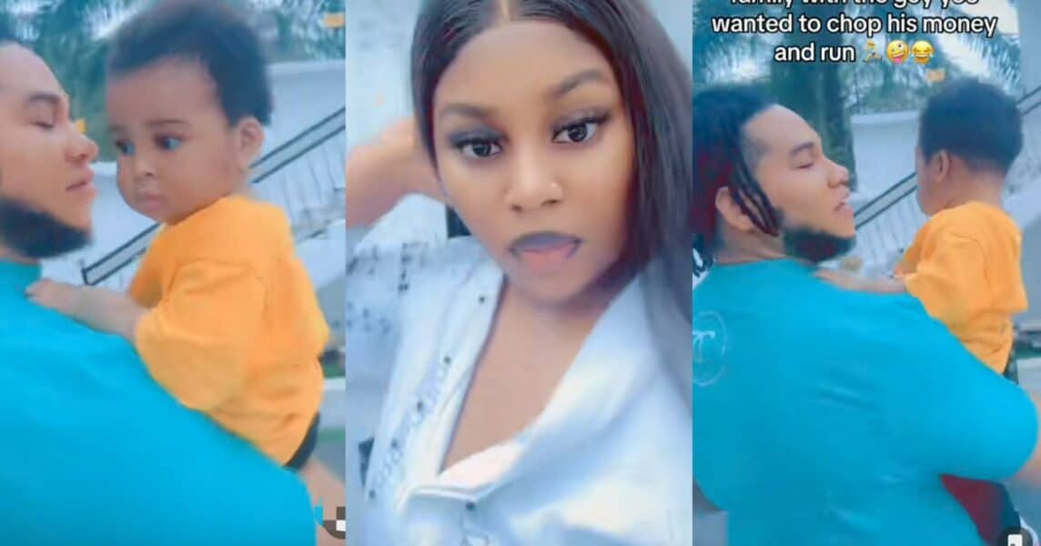 "I wanted to chop his money and run" – Mother of two recalls, gushes over her family