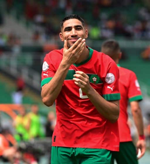 AFCON 2023: Achraf Hakimi on target as Morocco draw DR Congo