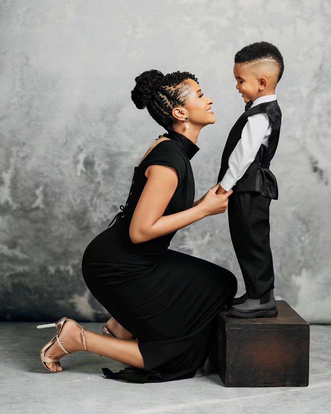 Adesua and husband celebrate their son, Hazaiah on third birthday