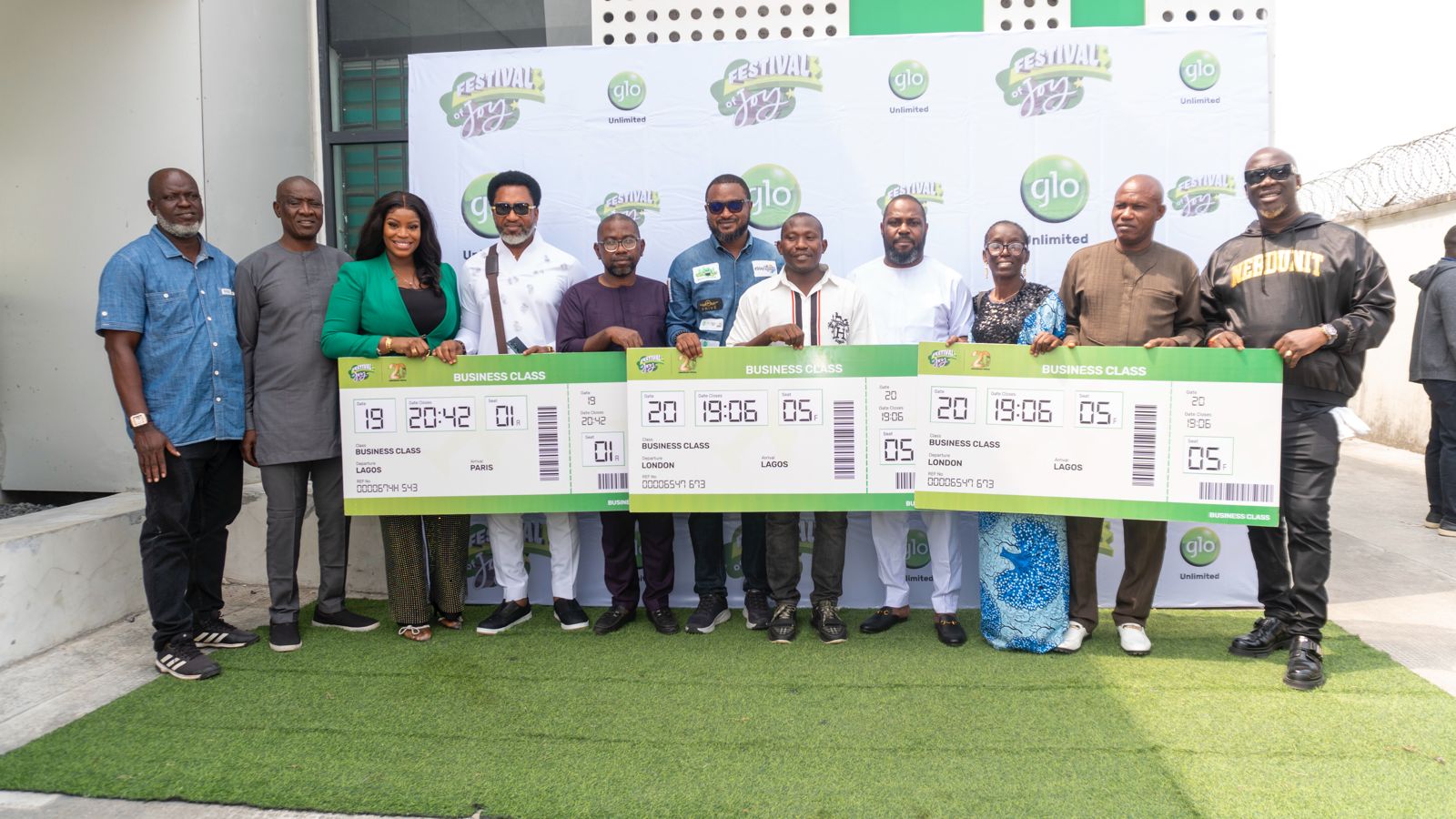 Glo gifts Lagos, Abuja, Warri customers Business Class multi-city trips to Europe