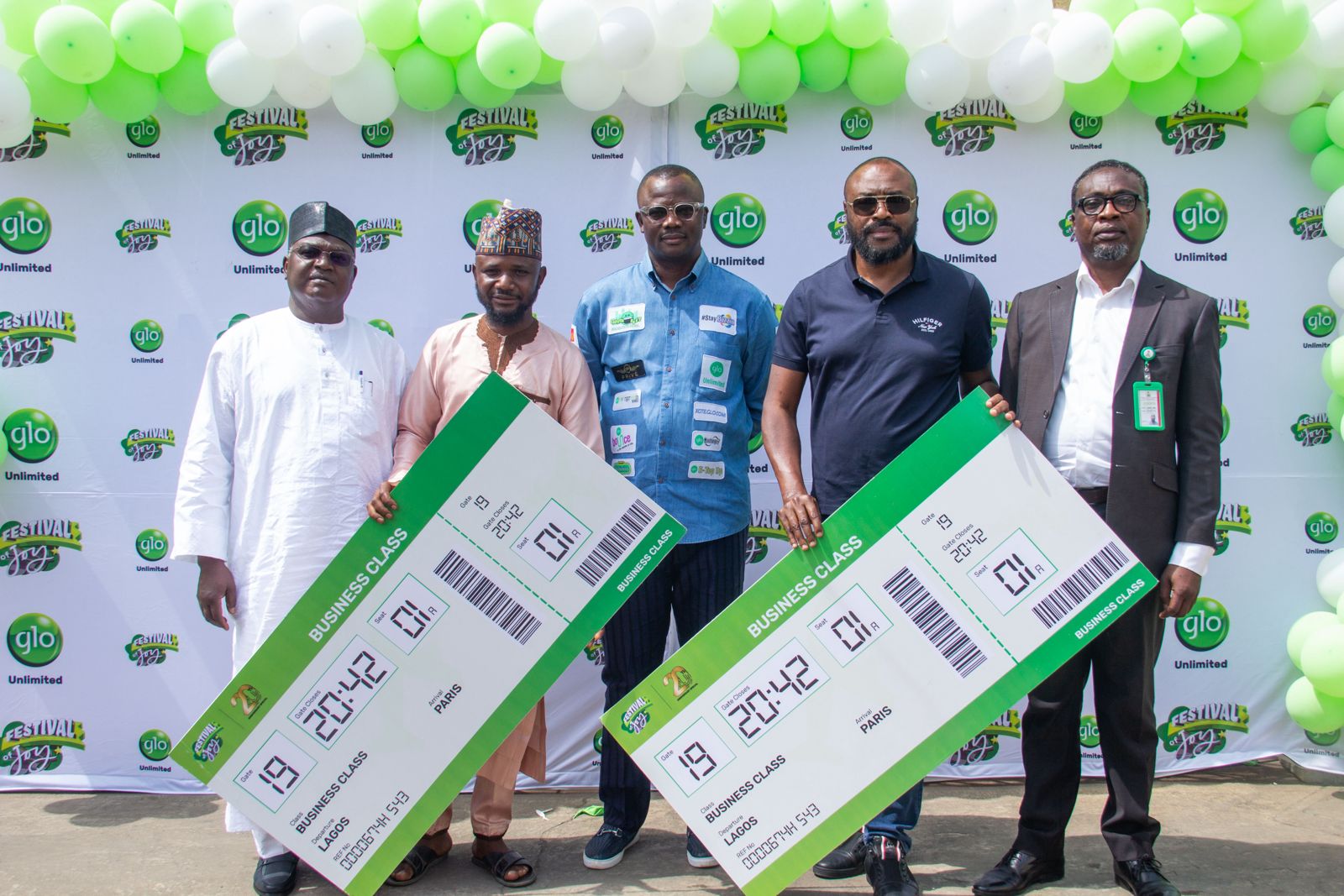 Glo gifts Lagos, Abuja, Warri customers Business Class multi-city trips to Europe