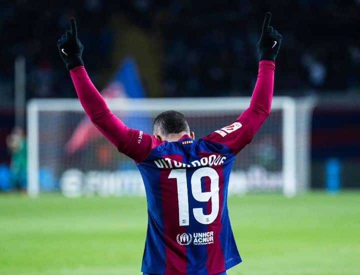 La Liga: Vitor Roque helps Barcelona pick narrow win against Osasuna