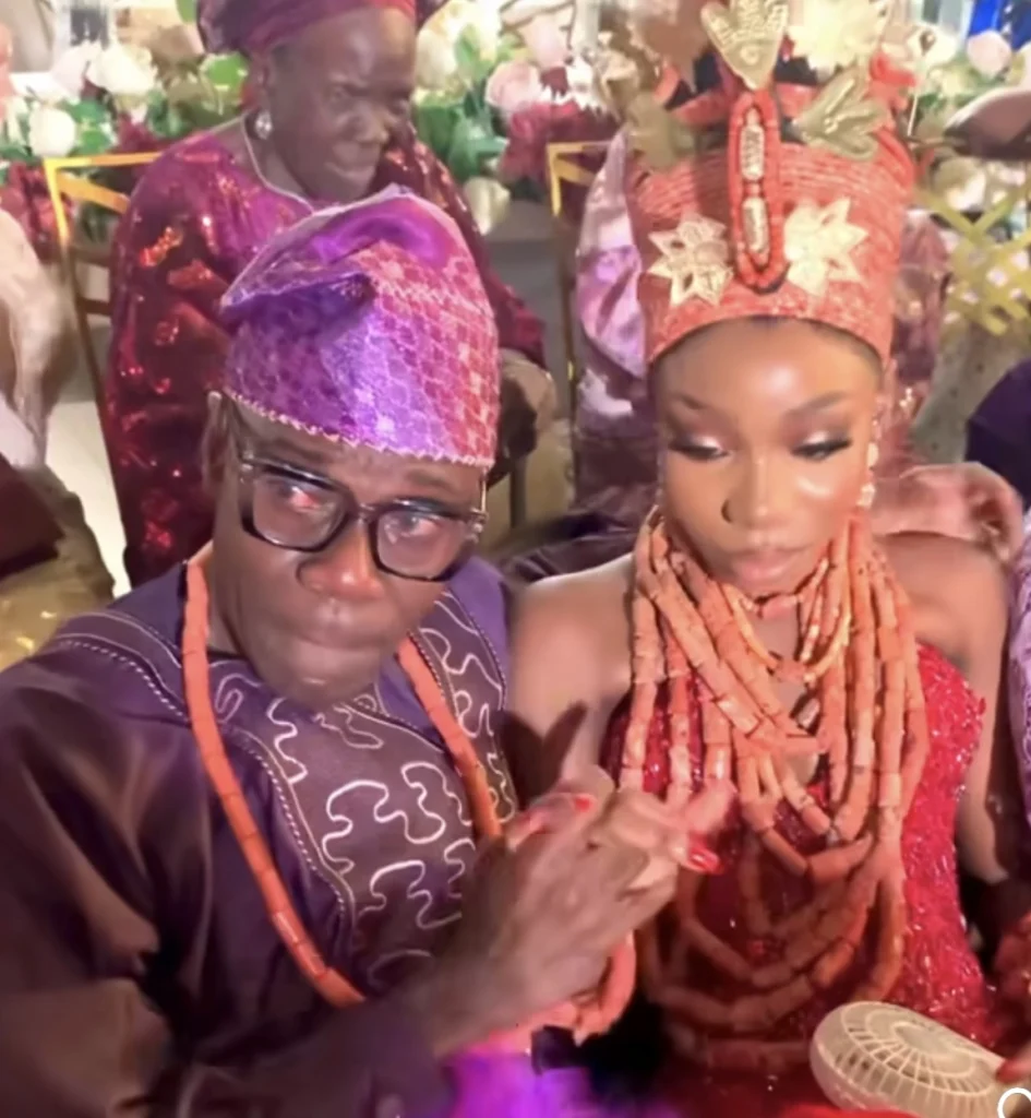 “She is my life” — Emotional moment father sheds tears as his daughter gets married