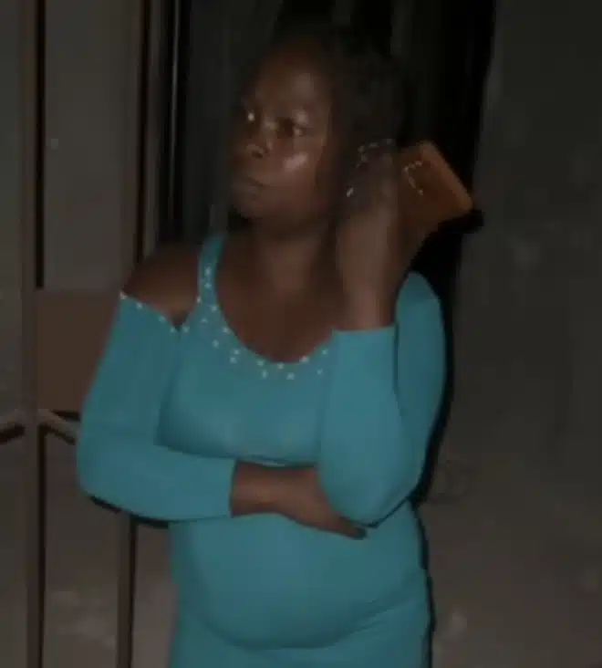 Pregnant woman warns ladies to steer clear of Urhobo men after finding her boyfriend cheating 