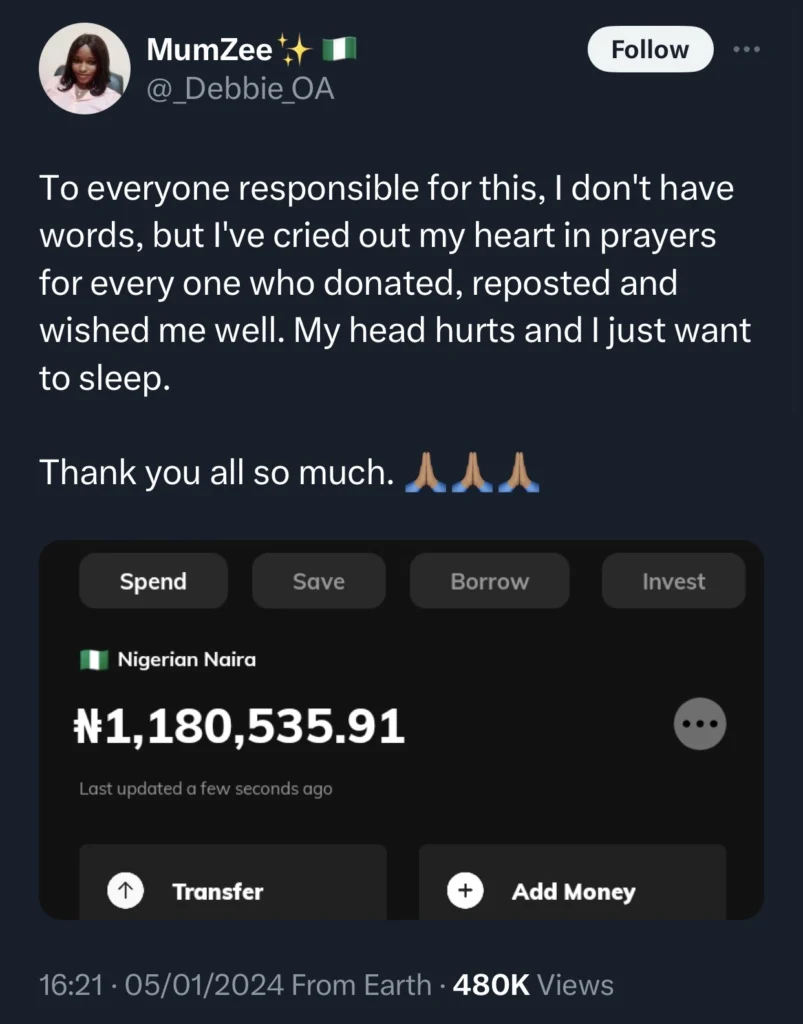 “Good girl dey pay” — Woman receives 1 Million Naira for cooking for husband around 4 am