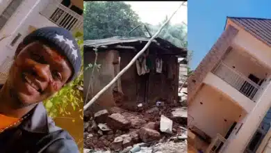 Man receives accolades as he builds new house for his family