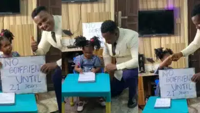 “No boyfriend until you’re 21 years old” — Father signs life changing contract with his daughter