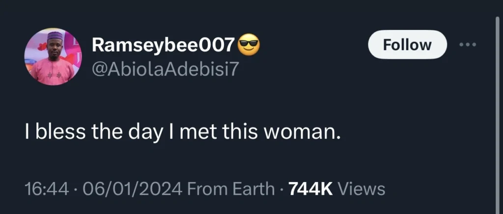 “I bless the day I met this woman” — Husband of MumZee praises her 