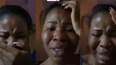Lady breaks down in tears after boyfriend of 7 years marries another woman